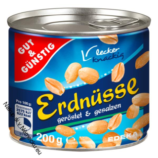 Erdnüsse- Arašídy slané 200G