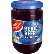 GUT&GÜNSTIG borůvkový džem extra 450 g