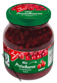 Divoké brusinky - Wild-Preiselbeeren 370ml