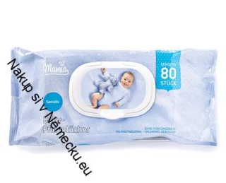 Dětské vlhčené ubrousky Mamia 80ks