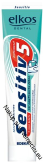 ELKOS SENSITIV 5 ZUBNÍ PASTA PRO CITLIVÉ ZUBY 125ML