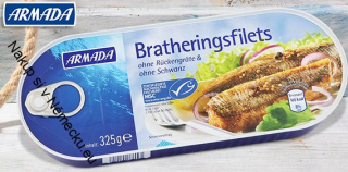 Bratheringsfilets 325g , výborné pečenáče