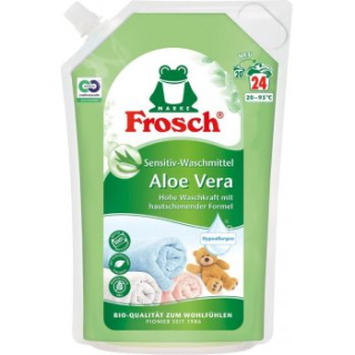 FROSCH GEL NA PRANÍ ALOE VERA SENSITIV 24 PRACÍCH CYKLŮ (1,8L) - BIO