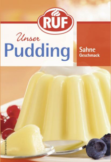 Ruf Pudding Sahne Geschmack 3ks - smetanová příchuť
