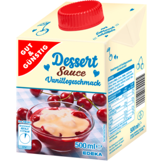 Dessertsoße Vanillegeschmack 500ml-vanilková dezertní omáčka