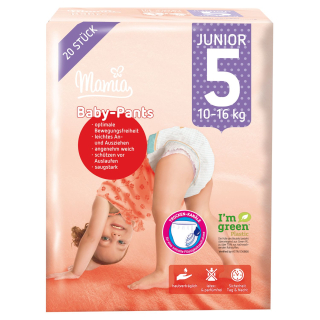 Mamia Baby Pants Junior 5 20 kusů 10-16kg