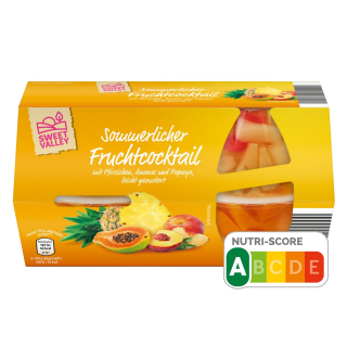 SWEET VALLEY Fruchtcocktail 280 g 4 kelímky v balení